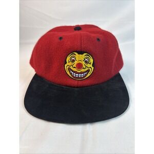 Clown Patch Cap Red Hat Sports Gear By Imperial Wool Suede Brim Coomes Dude USA